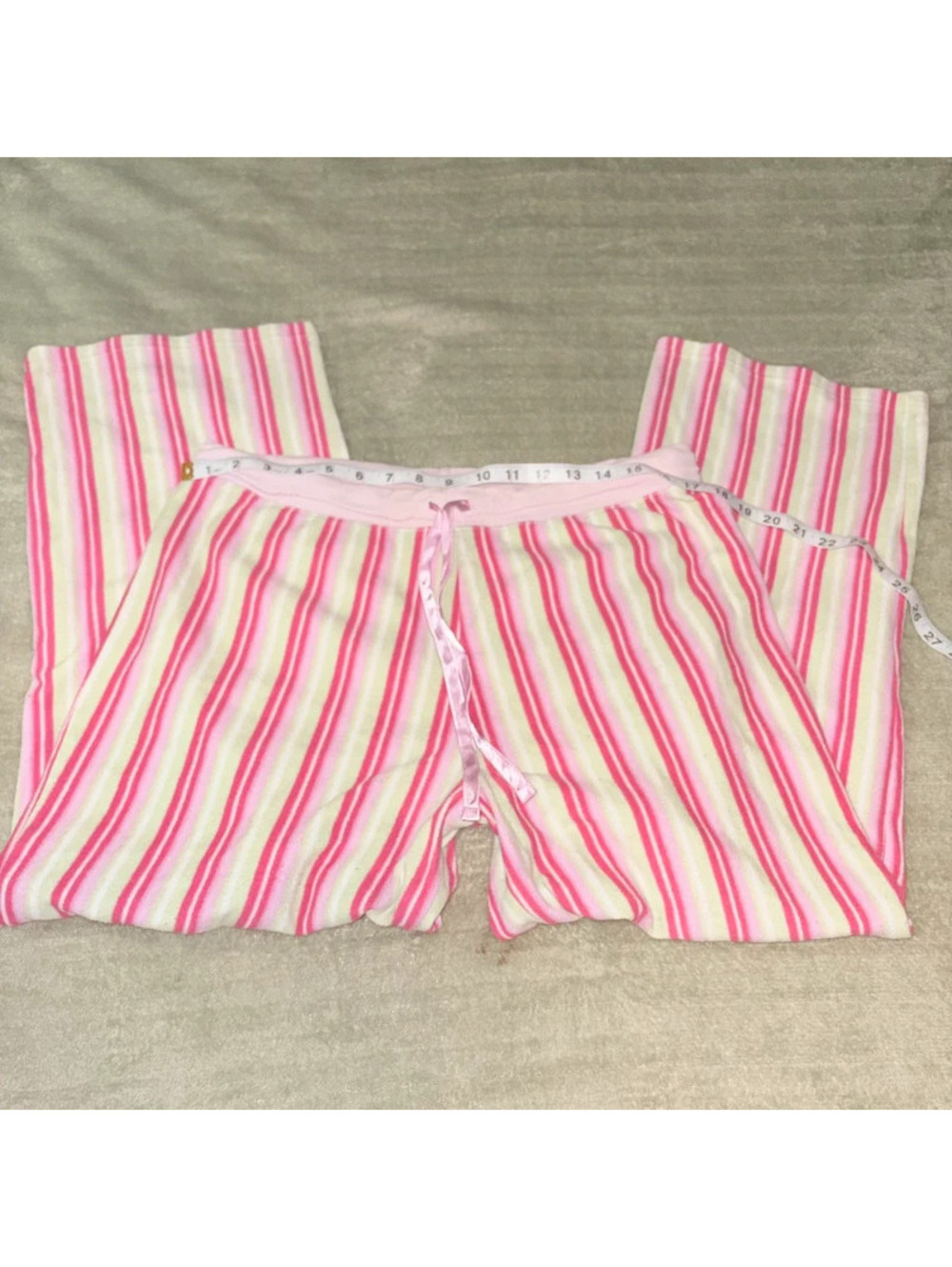 Playground Prep Pink and Green Wide Leg Y2K 2000’s Pajamas Pants